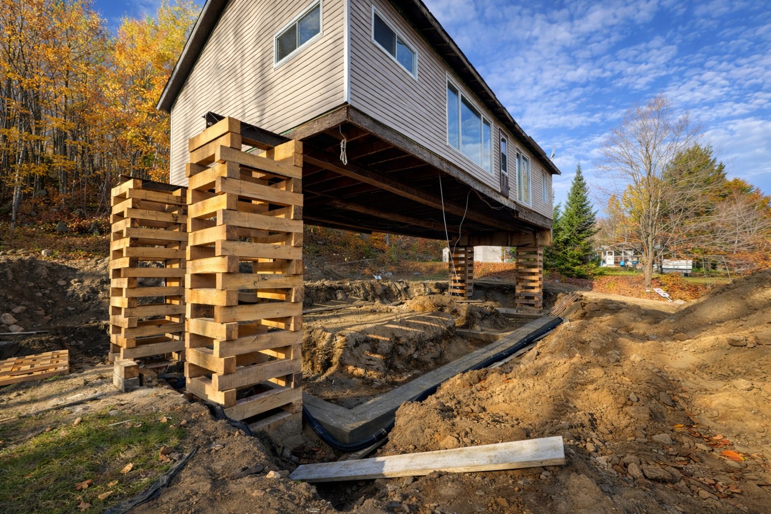 Excavation & House Lifting Services project photo 12
